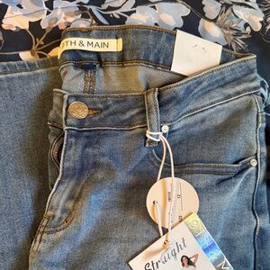 Time and Tru Light Blue Straight Leg Jeans